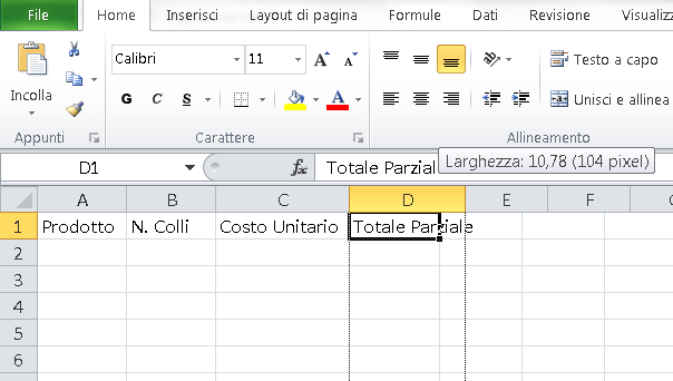 Prima nota Excel: come creare un modello - Excel per tutti